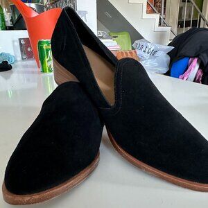 Loafers Women's Black Suede 8.5